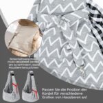 VGECEE Hundetragetasche bis 7.5 kg – Ergonomischer Hunderucksack mit Sicherheitssystem – Bild 4