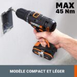 WORX WX108.9 Akkubohrschrauber 20V mit 2-Gang-Getriebe – Bohren & Schrauben – Bild 4