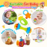 Wootoyz 14-teiliges Rassel-Beissring Set – Sensorisches Babyspielzeug 0-12 Monate mit Aufbewahrungsbox – Bild 6