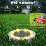 Dankeled 12er Solar Bodenleuchten – Warmweiss LED Gartenbeleuchtung IP65 wasserdicht – Bild 2