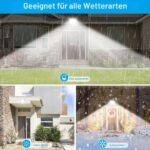 toobettp 100W LED Aussenstrahler 10000lm – IP66 Flutlicht Warmweiss für Garten & Hof – Bild 4