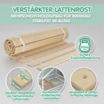 CADANI Malte Hausbett 90x200 cm – Montessori Bodenbett aus Massivholz bis 200 kg – Bild 5