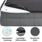 CORTES PETS Orthopädisches Hundebett 90 x 64 cm – Memory Foam & Gel für mittelgroße Hunde – Bild 5