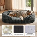 Woiil Orthopädisches Hundebett 109x84cm – Memory Foam & Eierkarton-Schaum für grosse Hunde – Bild 8