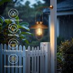 pearlstar Vintage Solar-Hängelaterne Kupfer – Warmweisses LED-Licht für Garten & Terrasse – Bild 7
