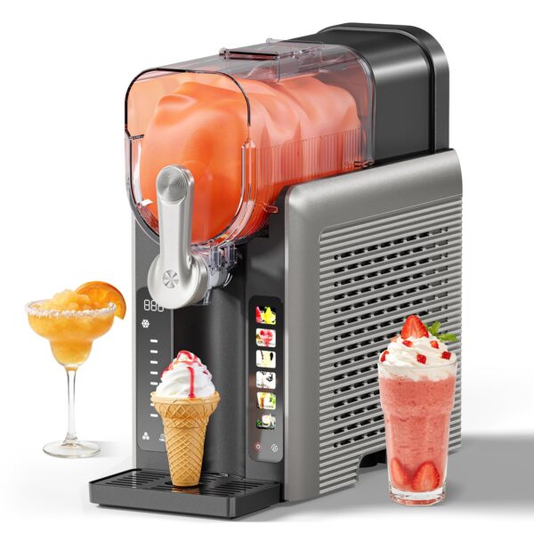 Initio Slush Maschine 2,6L mit 6 Modi & Touch-Steuerung – Eismaschine für Slushi & Cocktails