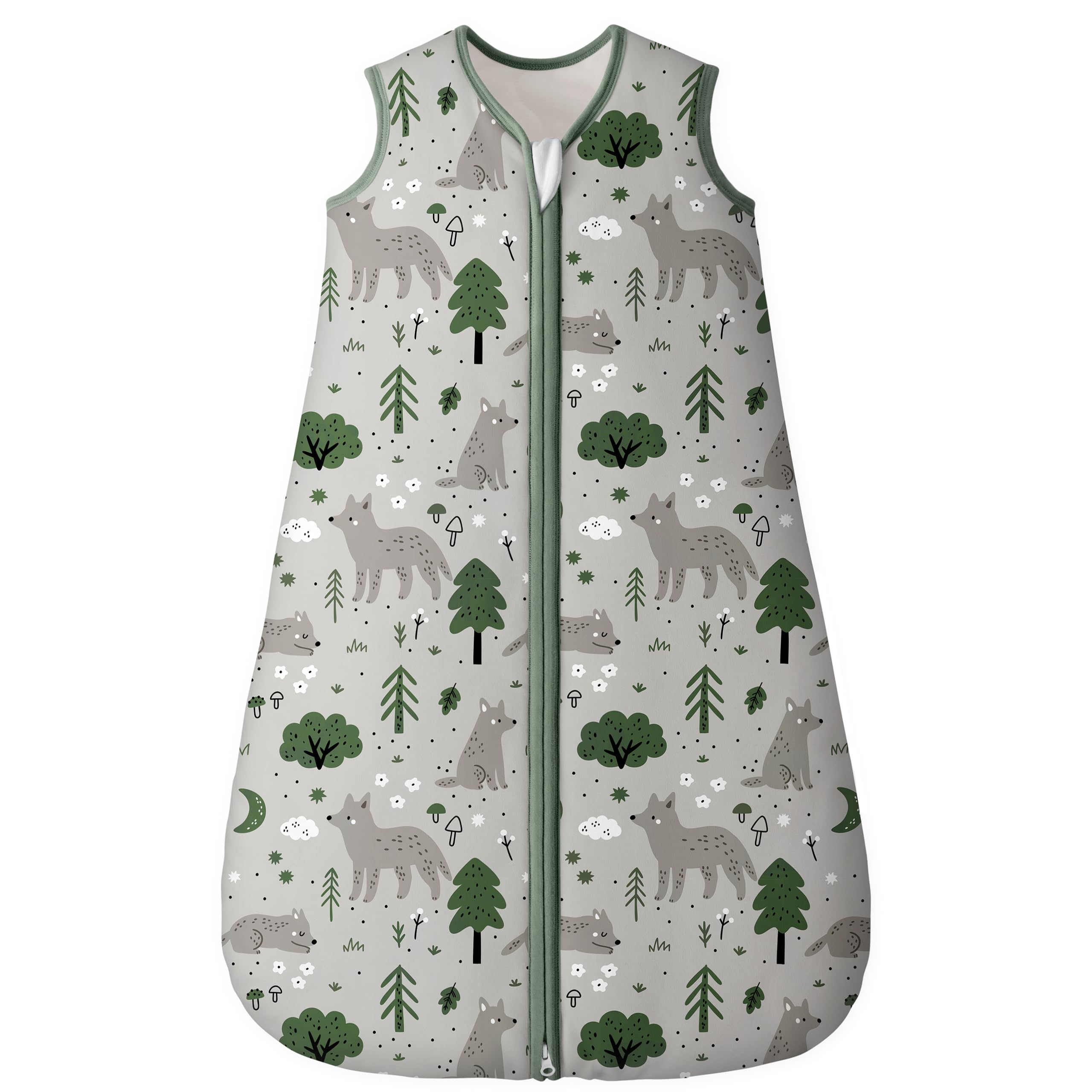 Yoofoss Winterschlafsack Baby 2.5 Tog 78cm – Wärmeschlafsack aus Bio-Baumwolle für 6-12 Monate