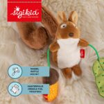 Sigikid Eichhörnchen Anhänger mit Rassel – Motorik-Spielzeug für Babys ab Geburt – Bild 4