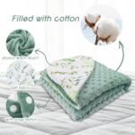 Miracle Baby Einschlagdecke 90x90cm – Reversible Babydecke Baumwolle & Minky für Babyschale – Bild 5