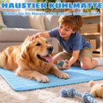 Trawsnew Kühlmatte XXL 150x100cm – Selbstkühlende Hundedecke für Sommer – Bild 3