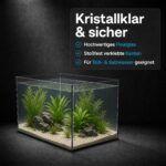 VIALIA Nano Aquarium 25 l – Glasbecken 40x25x25 cm Floatglas für Süss- & Salzwasser – Bild 2