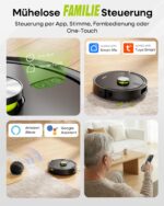 MONSGA MR7 PRO Saugroboter mit Wischfunktion 8000PA & 4L Absaugstation – LiDAR Navigation – Bild 7