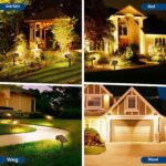 WENATY 4er Set Solarstrahler mit 56 LED – IP65 Gartenleuchten warmweiss für Aussen – Bild 7