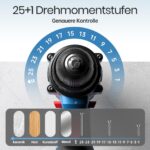 FAHEFANA 12V Akkuschrauber Set mit 25Nm Drehmoment – Kompakter Bohrschrauber mit 24-tlg Zubehör – Bild 5