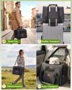 morpilot Katzentransportbox 44x31x34cm – Tragbare Transporttasche für Katzen bis 7kg – Bild 2