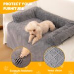 PAWBOSE Hundebett 100x88cm mit Memory-Schaum – Waschbar & rutschfest für alle Hunderassen – Bild 3