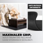 Miggo® Napfunterlage halbrund 50x80 cm – Saugfähige Futtermatte für Hund & Katze – Bild 3