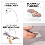 hauck Alpha+ Hochstuhl Newborn Set mit Deluxe Bouncer – 4in1 Mitwachsender Holzhochstuhl ab Geburt bis 90 kg – Bild 6