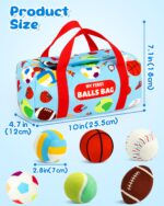 Vanmor Sensory Sports Balls – 6er Sensorik-Set mit Reisetasche für Babys ab 3 Monaten – Bild 5