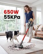 Bitybird Akku Staubsauger 55 kPa/650W – 70 Min Laufzeit, kabellos mit LED Display – Bild 3