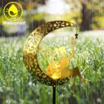 ZKLiLi Solarleuchte Mondfee – Gartendekoration mit warmgelbem LED-Licht & IP55 Schutz – Bild 5