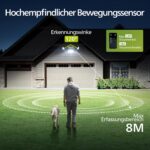 Philips Solar-Fluter 800 Lumen 6500K mit PIR-Bewegungsmelder & Fernbedienung – 2er Set – Bild 5