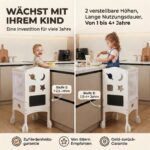 BabybeFun Lernturm ab 1 Jahr – Klappbar mit 360° Sicherheitsnetz & Anti-Kipp-Schutz – Bild 7