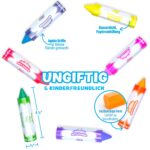 Tub Works Jumbo Badestifte 7er-Set – Ungiftige Badewannenstifte mit Sechseck-Griff – Bild 4