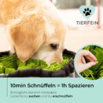 Tierfein Schnüffelteppich – Intelligentes Hundespielzeug mit rutschfester Silikonunterlage – Bild 2