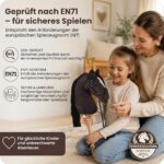 GALOPP FREUDE Hobby Horse Braunschecke A3 – Steckenpferd mit Trense & abnehmbarem Stab – Bild 7