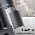 Wondlumi Außenleuchte mit Bewegungsmelder Schwarz – 5W GU10 LED IP44 für Terrasse & Garten – Bild 4
