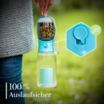 FC-LINE Hundetrinkflasche 600 ml – 3-in-1 Wasserflasche mit Napf & Rücklauffunktion – Bild 4