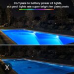 LyLmLe LED-Poolbeleuchtung 40W Doppel-Licht – APP-gesteuert mit Timer & 1600 Lumen – Bild 5