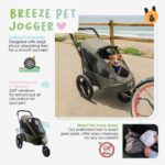 Petique Breeze Hundebuggy – Hochwertiger Hundewagen mit Fahrradanhänger-Funktion – Bild 4