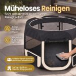 all Pets United Welpenauslauf 125x125cm Pop-Up Laufstall – Sicheres Gehege für Welpen & Kitten – Bild 7