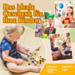 Hoarosall Montessori Aktivitätsbrett mit Uhr – 10 LED-Schalter Sensorikspielzeug ab 1 Jahr – Bild 6