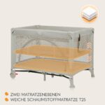 Lionelo Laura 2-in-1 Reisebett mit Seiteneinstieg – Babybett & Laufgitter 0–36 Monate – Bild 5