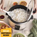 Tristar Reiskocher 1,8 L – Vollautomatisch mit Warmhaltefunktion & Edelstahlgehäuse – Bild 2