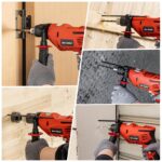 Enventor Schlagbohrmaschine 900W mit 2-in-1 Funktion & 36 Zubehörteile – Profi-Bohrmaschine für Beton, Metall und Holz – Bild 9