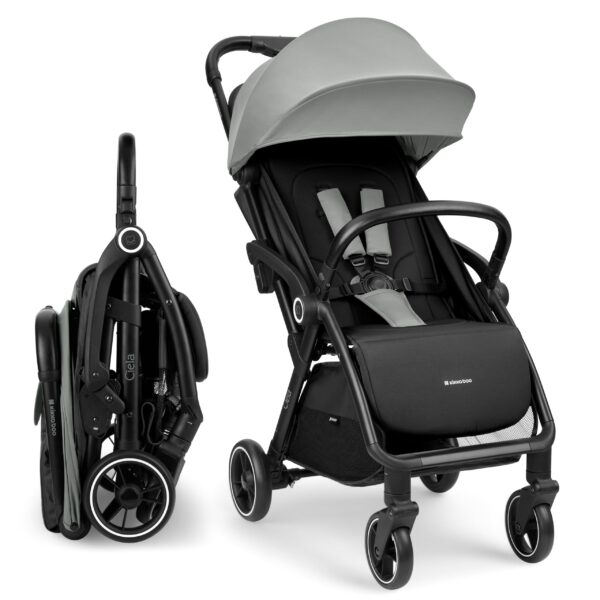 Kikka Boo CIELA Reisebuggy – Leichter Kinderwagen (7,1 kg) mit One-Hand-Faltung für 0–22 kg