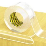 MILEQEE Selbstklebender Kantenschutz 40mm x 4m – Transparenter Baby-Eckenschutz mit Stoßdämpfung