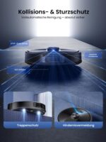 Proscenic Q10 Saugroboter mit Wischfunktion – 8000Pa Saugkraft, LiDAR & App-Steuerung – Bild 4