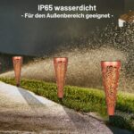 Bonsery Solarleuchten 6er Set – IP65 Gartenbeleuchtung mit 15 Lumen für Balkon & Terrasse – Bild 6