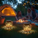 JOYCREATOR Solarlaterne 2er Set – IP65 Vintage LED Gartenleuchte Warmweiss für Aussen – Bild 5