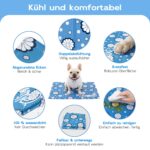 Pet Prime Hundekühlmatte 50x40cm – Selbstkühlende Haustierauflage für Sommer – Bild 7