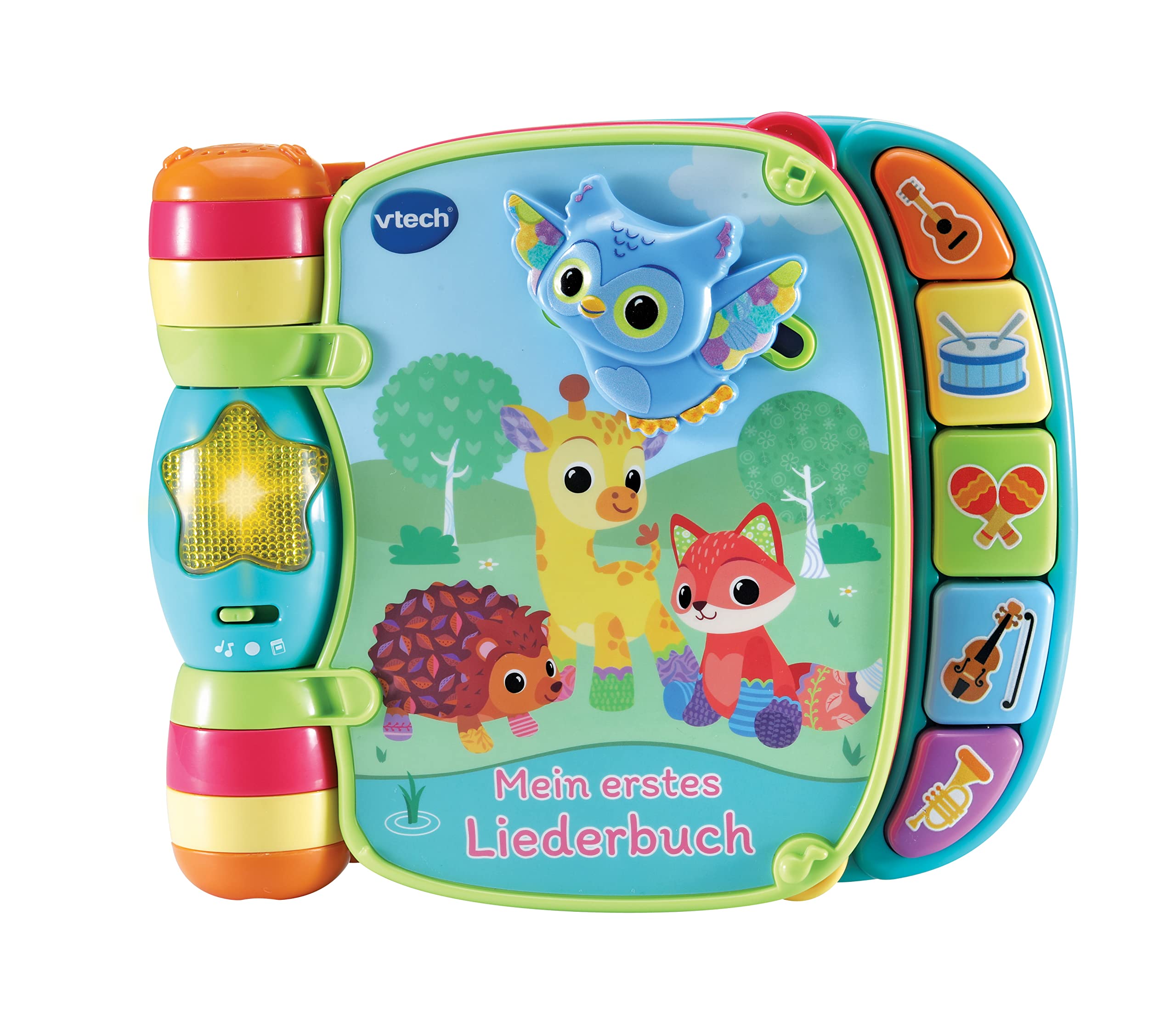 VTech Mein erstes Liederbuch – Interaktives Musikbuch für Kleinkinder 6-36 Monate