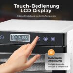 Balter DA-108 Dörrautomat Edelstahl – 7 Fächer, 600 W, bis 48 Std. Timer für Obst & Fleisch – Bild 3