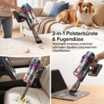 Lubluelu G10 Akku Staubsauger 50000Pa – Kabellos mit Anti-Tangle-Bürste & 50 Min Laufzeit – Bild 6