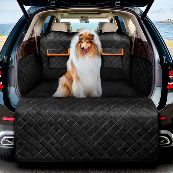 DATEFUN Kofferraumschutz für Hunde – 190x102 cm Universaldecke mit Seitenschutz
