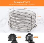 Goldlion Dehydrator Rack Edelstahl – 5-schichtiges Zubehör für Ninja Foodi & Instant Pot – Bild 3